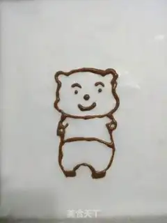 Make Bear Cake roll step 9