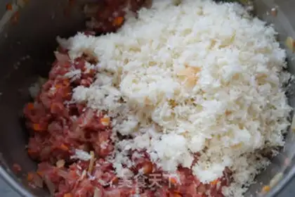 Make Japanese roast beef cake step 7