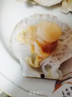 Make A garlic fan scallop step 4