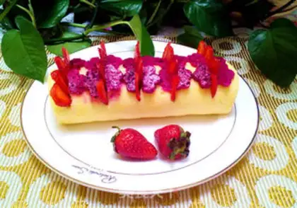 Make Strawberry omelet step 17