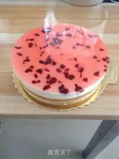 Make Eight inches of yogurt mousse cake step 4