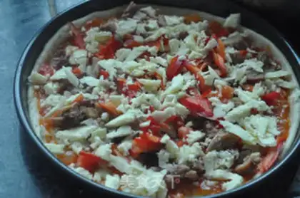 Make Chicken pizza step 8