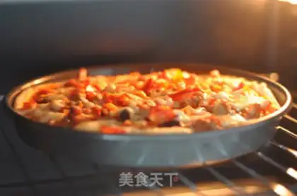 Make Chicken pizza step 9