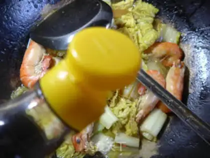 Make Curry shrimp dolls step 7