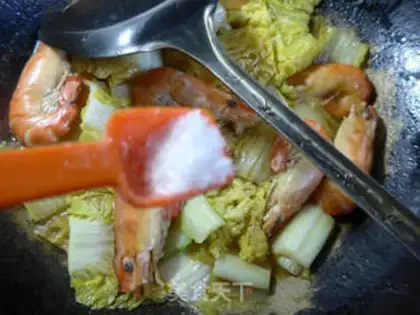 Make Curry shrimp dolls step 9
