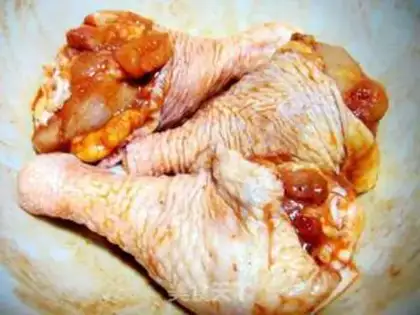Make French black pepper chicken leg step 0