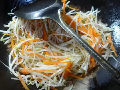Make Carrot and green beans step 2