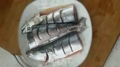 Make Red-burned mackerel step 0