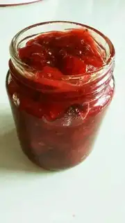 Make Homemade strawberry sauce step 7