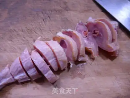 Make Frozen mushrooms and beans for chicken legs step 1