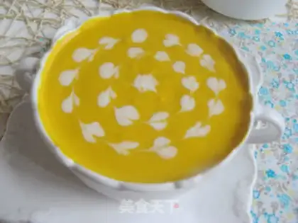 Make Pumpkin walnut rice step 8