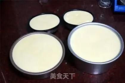Make Little yellow cheesecake step 9
