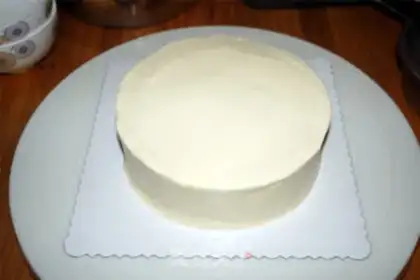 Make Little yellow cheesecake step 13