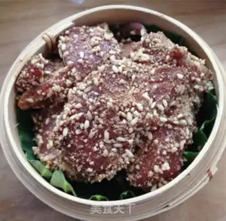 Make Powder rice varnished ribs step 11