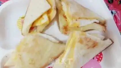 Make Cheese and egg toast step 7
