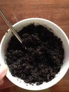 Make Scratch the tea and beans step 5
