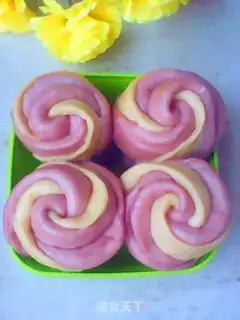 Make Double rose buns step 6