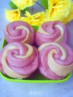 Make Double rose buns step 7