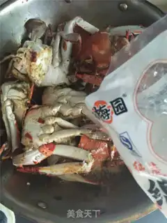 Make Low fat spicy crabs step 8