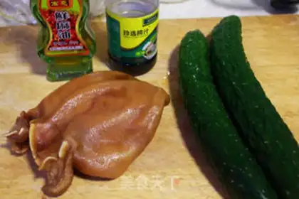 Make Pork ears with cucumbers step 0
