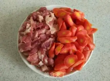 Make The lamb burns radish step 1