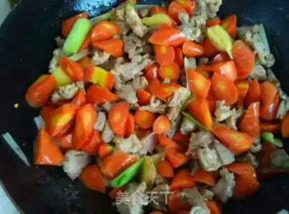 Make The lamb burns radish step 5