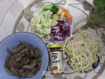 Make Soy shrimp step 0