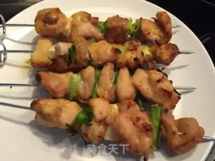 Make Japanese salted chicken string step 5