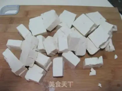 Make Triple tofu step 1