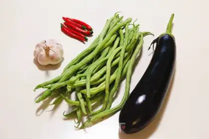 Make Soybeans for eggplant step 0
