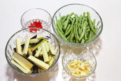 Make Soybeans for eggplant step 1