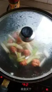 Make Creamed meatballs step 7