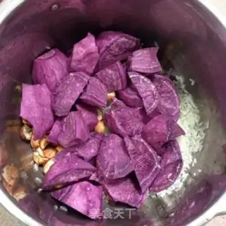 Make The lotus porridge step 2