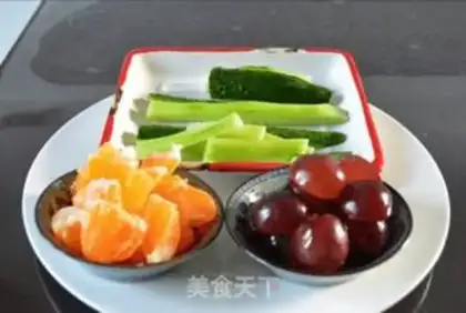 Make Artistic vegetable fruit salad step 0