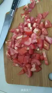 Make Tomato cucumber cake step 5