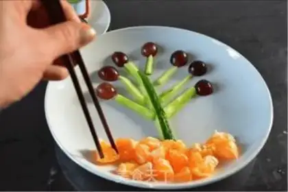Make Artistic vegetable fruit salad step 3