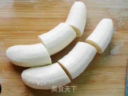 Make oatmeal banana roll step 1