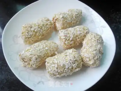 Make oatmeal banana roll step 3