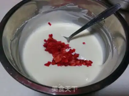 Make Strawberry cheese step 21
