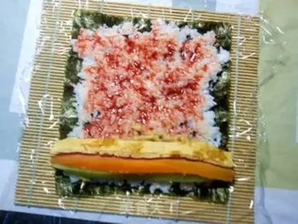 Make Basic Japanese sushi step 12