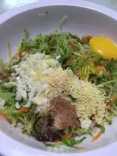 Make Blue carrots, Mariko step 2