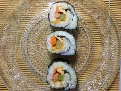 Make Basic Japanese sushi step 16