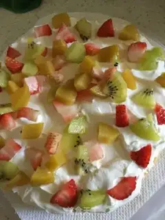 Make Naked cake step 4