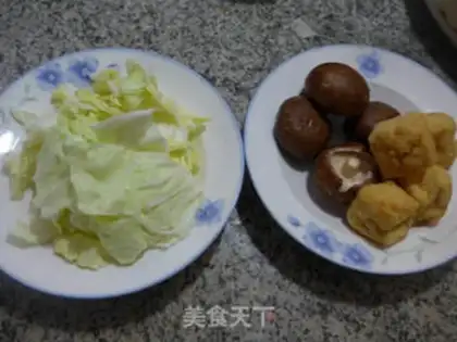 Make Sphinx oil tofu, cabbage step 0