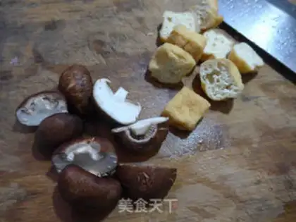 Make Sphinx oil tofu, cabbage step 1