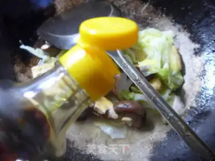 Make Sphinx oil tofu, cabbage step 5