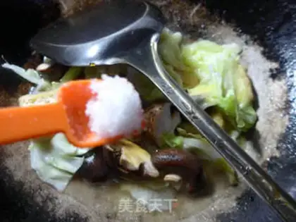 Make Sphinx oil tofu, cabbage step 6