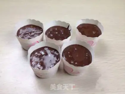 Make Chocolate lava cake step 5