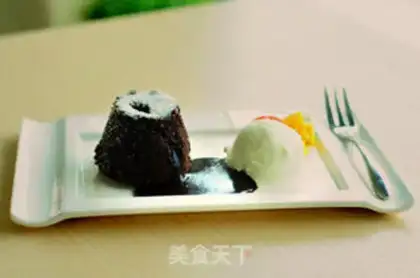Make Chocolate lava cake step 10