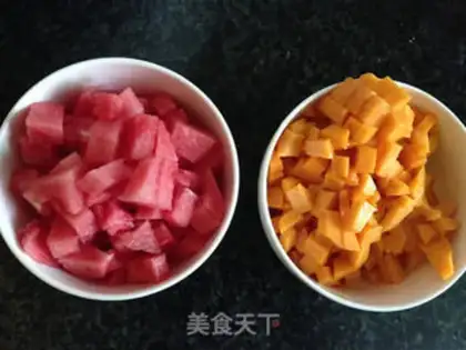 Make A small cup of fruit step 7